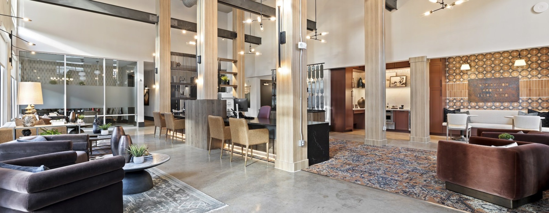 large open lounge area